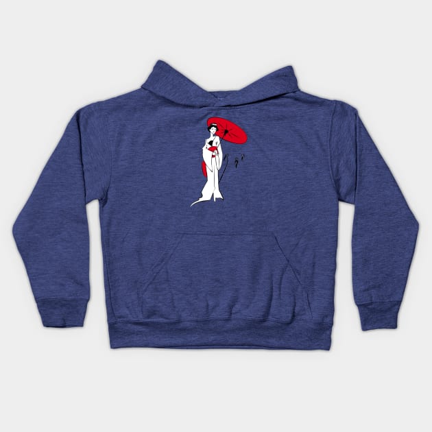 Geisha Kids Hoodie by Muni